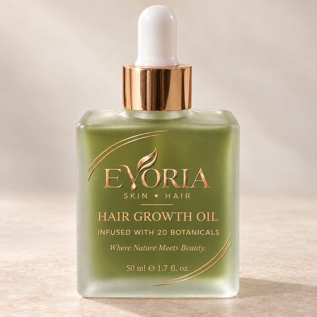 Evoria Botanical Hair Growth Oil – 20 Botanical Blend, 50ml