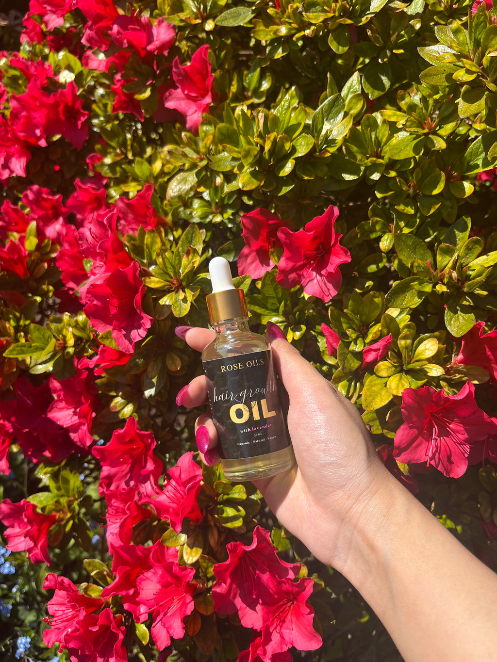 Roses Hair Growth Oil – Organic, Nourishing Formula for Stronger, Healthier Hair